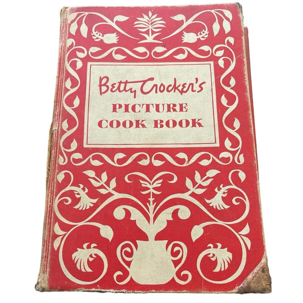 Betty Crocker’s Picture Cook Book 1950 First Edition Second Printing Red Recipes